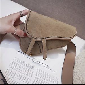Tan saddle belt bag (brand new)